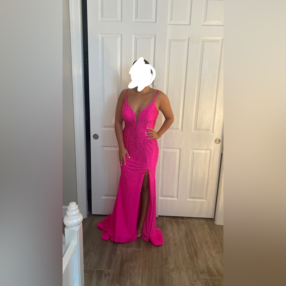 Hot Pink Prom Dress
